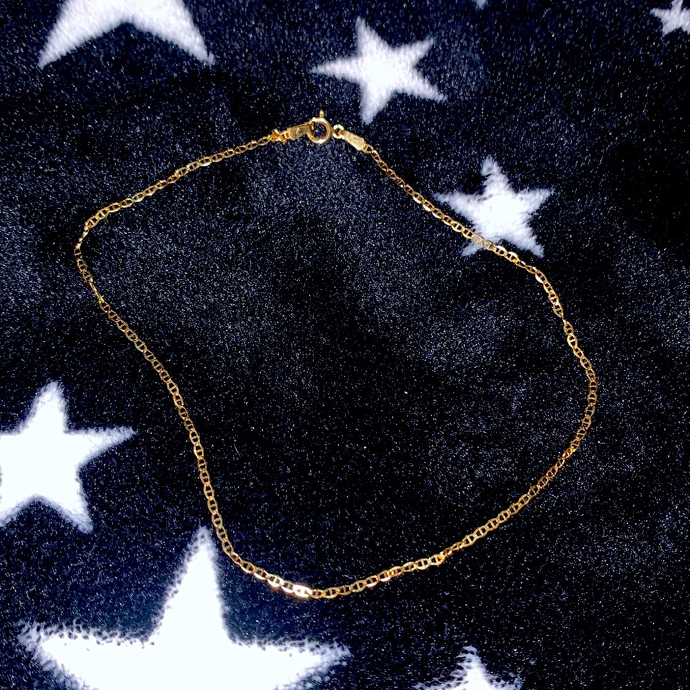 Gold Ankle Bracelet